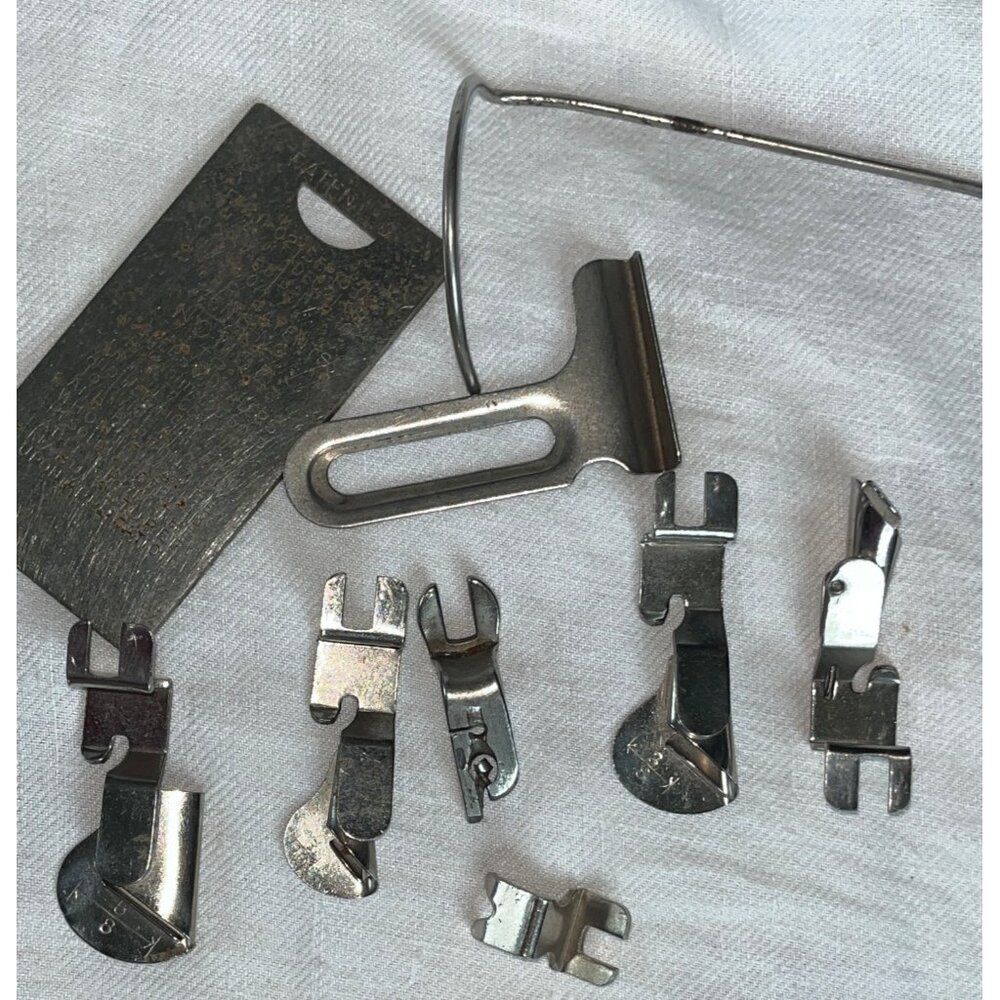 Greist Sewing Attachments Boxes Misc Pieces Singer YDK Foot Control YC-482 Japan - Picture 14 of 16
